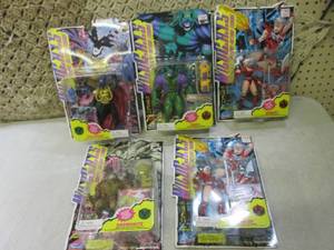 lot 227 image: (F-1) 5 Wild C.A.T.S Action Figures...