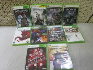 lot 257 image: (EC1) Assorted XBox 360 Games...