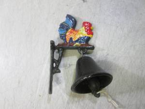 lot 272 image: (BSB) Small Cast Iron Bell and Moun...