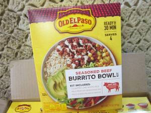 lot 279 image: (B-1) Case of 8 Old El Paso Burrito...