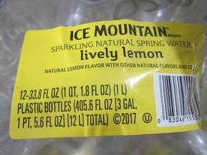 lot 290 image: (B-2) Case of 12 Ice Mountain Spark...