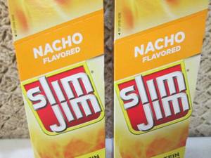 lot 295 image: (B-1) 2 Boxes Slim Jim Nacho Flavor...