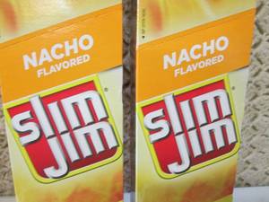 lot 296 image: (B-1) 2 Boxes Slim Jim Nacho Flavor...