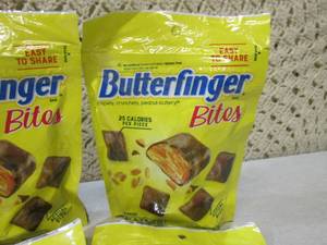 lot 310 image: (B-1) 4 Bags Butterfinger Bites Bes...