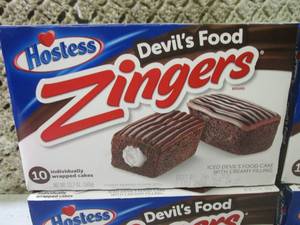 lot 315 image: (B-3) 4 Boxes Hostess Devils Food ...