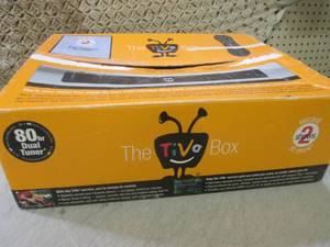 lot 33 image: (EW6) The Tivo Box 80 Hr Dual Tuner...