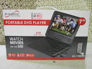 lot 44 image: (F-0) Portable DVD Player...