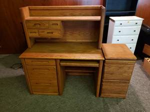 lot 18 image: Office  Computer Desk and File Cabinet