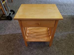 lot 23 image: Small Side Table with Drawer