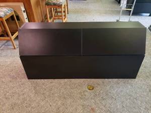 lot 30 image: Large Black Wooden CAbinet