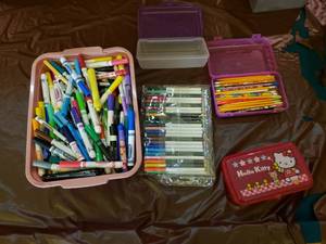 lot 119 image: Markers and Pencils