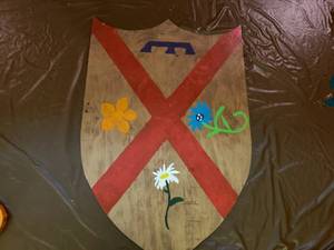 lot 135 image: Homemade Plywood Shield