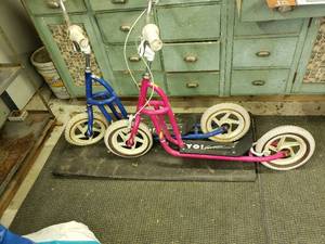 lot 176 image: Pair of Yo Scooters