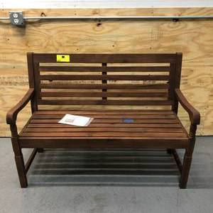 lot 1 image: NORTHBEAM Nantucket Garden Bench - DAMAGE