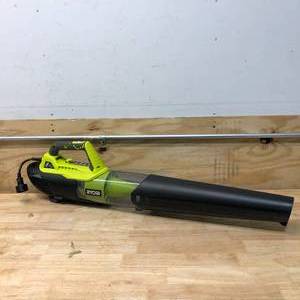 lot 4 image: RYOBI  135 MPH 440 CFM 8 Amp Corded Electric Jet Fan Blower