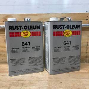 lot 35 image: RUST-OLEUM Thinner Spray Application Gallon Can - 641402 - Pkg Qty 2