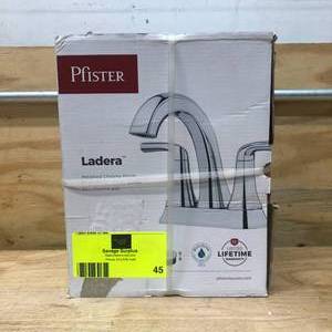 lot 45 image: PFISTER Ladera 4in Centerset 2-Handle Bathroom Faucet - Polished Chrome Finish