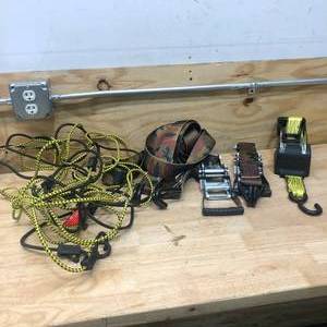 lot 52 image: LOT OF MISC Hauling Supplies  Hardware