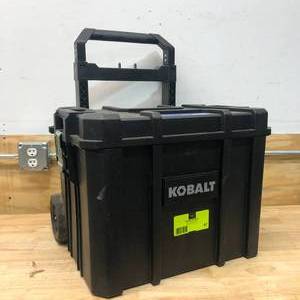 lot 67 image: KOBALT Brushless Cordless Tool Combo Kit w Batteries, Charger and Carrying Case