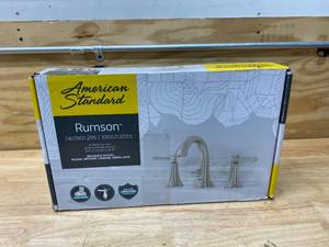 lot 119 image: AMERICAN STANDARD Rumson 8 in. Widespread 2-Handle Bathroom Faucet in Brushed Nickel