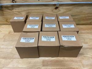 lot 102 image: CELLUCAP HAIRNETS Lot of 10 Boxes of- HN224DB HN200 Dark Brown 24