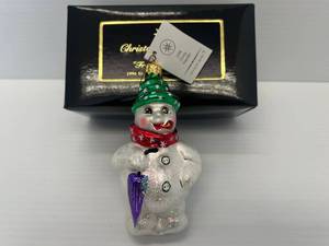 Christopher Radco 1996  Frosty Weather  Ornament NIB Starlight Members Only Gift
