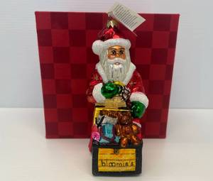 Christopher Radco 1996  Bloomies    Santa  Ornament NIB