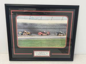 Framed Dale Earnhardt Final Lap Limited Edition Print 12532001