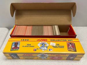 Group Including Misc. Baseball Cards And 1990 Score Sealed Box Set