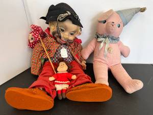 Vintage Rushton Hobo Doll And More