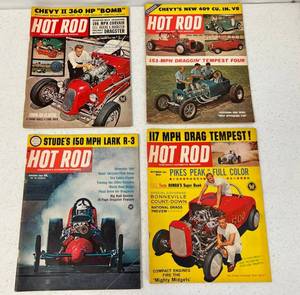 Group Of Vintage Hot Rod Magazines