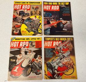 Group Of Vintage Hot Rod Magazines