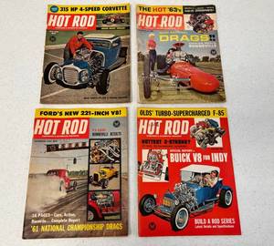 Group Of Vintage Hot Rod Magazines