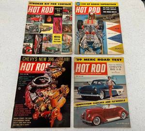 Group Of Vintage Hot Rod Magazines