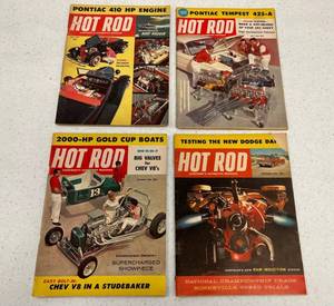 Group Of Vintage Hot Rod Magazines