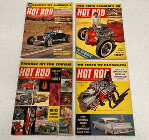 Group Of Vintage Hot Rod Magazines