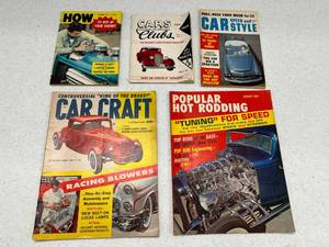 Group Of Misc. Vintage Auto Magazines