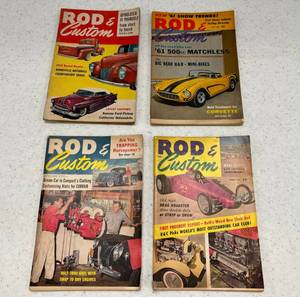 Group Of Misc. Vintage Mini Rod And Custom Magazines