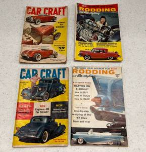 Group Of Misc. Vintage Mini Rod And Custom Magazines