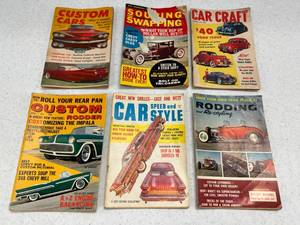 Group Of Misc. Vintage Mini Rod And Custom Magazines