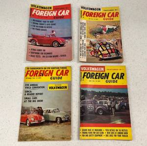 Group Of Misc. Vintage Mini Foreign Car Magazines