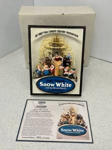 Walt Disneys Show White And The Seven Dwarfs 3d Movie Poster Plaque Limited Edition 16713000 Code 3 Brand NIB