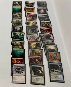 Group Of Misc. Magic The Gathering Trading Cards Some In Protective Sleeves