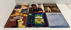 Group Of Misc. Vintage LP Albums Including Autographed Sherwin Linton And More