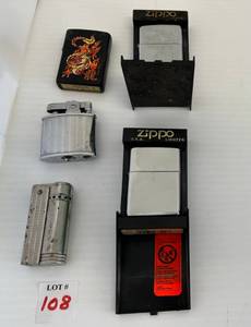 Group Of Misc. Lighters Including Zippo And More