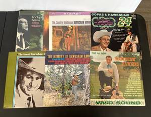 Group Of Vintage LP Albums Including Hawkshaw Hawkins And More