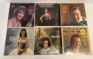 Group Of Vintage  LP Albums Including Wanda Jackson And More
