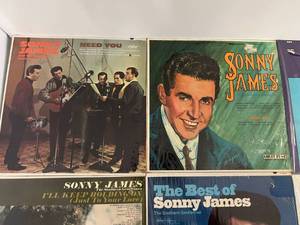 Group Of Vintage  LP Albums Including  Sonny James And More