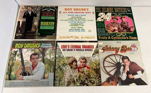 Group Of Vintage  LP Albums Including Jimmy Dean And More