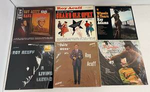 Group Of Vintage  LP Albums Including Hank Williams And More